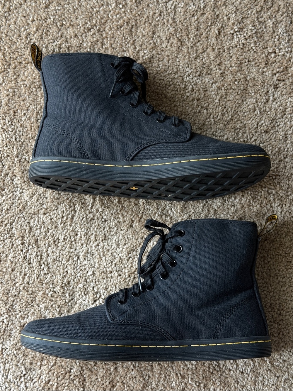 Dr Martens Shoreditch Canvas Lace Up Boots